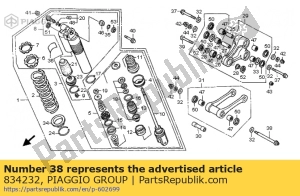 aprilia 834232 thermostat valve set 85°c - Bottom side