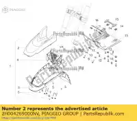 2H004269000NV, Piaggio Group, copertura paraf. formica. ver. c/dic. 21 moto-guzzi zgukya00 zgukya00, zgukye00 zgukyua0 850 2021 2022, Nuovo