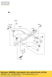 Kawasaki 490991726 silenziatore per tubo deflettore - Il fondo