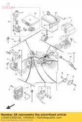 Qui puoi ordinare stop interruttore assy da Yamaha , con numero parte 13S825300100: