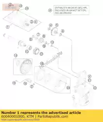 Aqui você pode pedir o motor e-starter cpl. Lc8-e 03 em KTM , com o número da peça 60040001000: