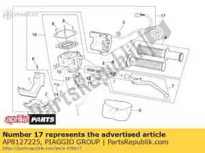 Piaggio Group AP8127225 left lights selector - Left side