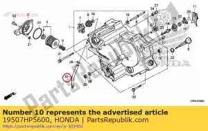 Honda 19507HP5600 tuyau, vidange - La partie au fond