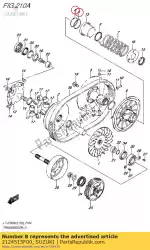 Here you can order the o-ring,movable from Suzuki, with part number 2124515F00: