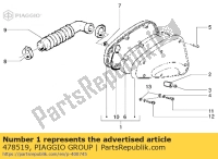 478519, Aprilia, filtro dell'aria, Nuovo