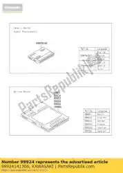 Ici, vous pouvez commander le manuel de service, vn1700aef auprès de Kawasaki , avec le numéro de pièce 99924141306: