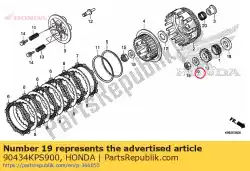 Aqui você pode pedir o descrição não disponível em Honda , com o número da peça 90434KPS900: