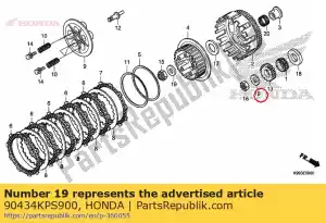 honda 90434KPS900 descrição não disponível - Lado inferior