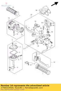 Suzuki 3740033H00 interrupteur, poignée l - La partie au fond