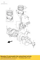 1222906B000A0, Suzuki, Rodamiento c. eje suzuki gsf gsx gsx r 750 1100 1200 1986 1987 1988 1989 1990 1991 1992 1993 1994 1995 1996 1997 1998 1999 2000 2001 2002 2003 2004 2005 2006, Nuevo