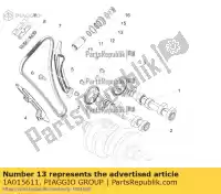 1A015611, Piaggio Group, parafuso especial aprilia ksua0 rs 660 abs (apac) tuono 660 (apac) zd4ksa00, zd4kvh, zd4ksg zd4ksue0 zd4xba00 zd4ztpiag 660 2020 2021 2022, Novo