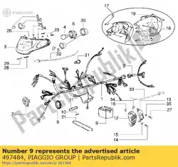 Ici, vous pouvez commander le batterie yuasa 12v-4ah auprès de Piaggio Group , avec le numéro de pièce 497484: