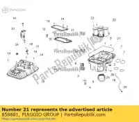 858881, Piaggio Group, pakking aprilia  rsv rsv4 rsv4 tuono tuono tuono v tuono v4 1100 (usa) tuono v4 1100 (usa) e5 tuono v4 1100 rr (apac) zd4kg000 zd4kga00 zd4kgb zd4kgb00 zd4kgu zd4kgu00 zd4kgua0 zd4kgua1 zd4kza00 zd4kzb00 zd4kzu zd4tyg00, zd4tycc0 zd4tyh00, zd4tycc1 zd4tyu00 zd4ty, Nieuw