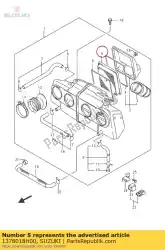 filter assy van Suzuki, met onderdeel nummer 1378018H00, bestel je hier online: