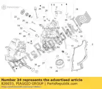 826033, Piaggio Group, filtro de aceite     , Nuevo