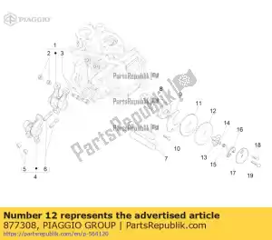 Piaggio Group 877308 ingranaggio del sistema di temporizzazione - Il fondo