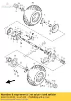 6421043F00, Suzuki, paneel comp. achter suzuki lt a50 quadmaster quadsport 50 , Nieuw