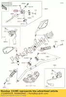 132800929, Kawasaki, 01 holder,lever kawasaki  230 400 2019 2020 2021, New