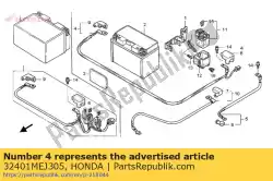 Aqui você pode pedir o cabo, definir início b em Honda , com o número da peça 32401MEJ305: