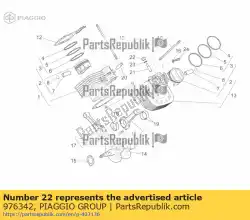 Qui puoi ordinare tensione della catena. Spina da Piaggio Group , con numero parte 976342: