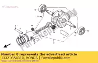 13321GA6310, Honda, shaft,l.crank honda qr  qr50 50 , New