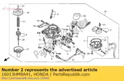 vlotter set van Honda, met onderdeel nummer 16013HM8A41, bestel je hier online: