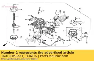 Honda 16013HM8A41 zestaw p?ywakowy - Dół
