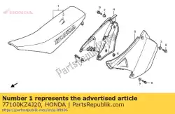 stoel comp van Honda, met onderdeel nummer 77100KZ4J20, bestel je hier online: