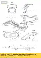 560750922, Kawasaki, patroon, fr fender kawasaki d tracker 150 , Nieuw