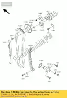 120461225, Kawasaki, pignon kvf360-b1 kawasaki kvf 360 2003 2004 2005 2006 2007 2008 2009 2010 2011 2012 2013, Nouveau