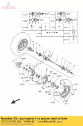 Here you can order the ball joint 1 from Yamaha, with part number 37S235490100: