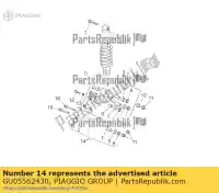 GU05562430, Piaggio Group, Comp de bielle simple. aprilia moto-guzzi bellagio breva breva v ie griso griso s e griso v ie norge norge polizia berlino sport stelvio zd4xba00 zgulps01, zgulpt00, zgulps03 zgulsg01 zgulsu02 zgulze00, zgulzg00, zgulzu01 660 850 940 1100 1200 2005 2006 2007 2008 2009 2011 2014, Nouveau