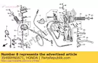 35400HN0671, Honda, geen beschrijving beschikbaar op dit moment honda trx 450 2002 2003 2004, Nieuw