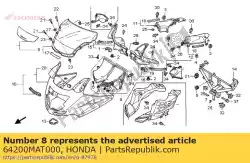 Qui puoi ordinare parabrezza da Honda , con numero parte 64200MAT000:
