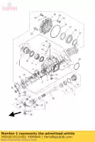 5NDG61010300, Yamaha, przek?adnia tylnej osi yamaha yfm 350 400 450 2003 2004 2005 2006 2007 2008 2009 2010 2011, Nowy