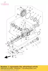 Here you can order the rear axle gear cas from Yamaha, with part number 5NDG61010300: