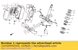 Tutaj możesz zamówić zestaw skrzynek., ?? Cznik od Honda , z numerem części 32450MM2000: