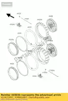 410021897, Kawasaki, pneu, fr, 80 / 100-21 51m kawasaki kx  e klx r k g j kdx h kdx200 kx125 kx250 kx500 klx300r 500 300 125 250 200 , Nouveau