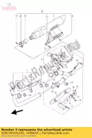 3D8146200200, Yamaha, tubo de escape conjunto 2 yamaha xvs 1300 2007 2008 2009, Novo