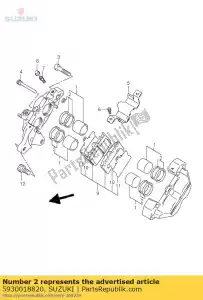 suzuki 5930018820 set di guarnizioni, pistone - Il fondo