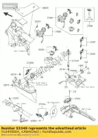 510495004, Kawasaki, tanque de cobertura, combustível kawasaki vn voyager custom k classic e d b c f tourer a abs vulcan lt g vn1700 1700 nomad , Novo