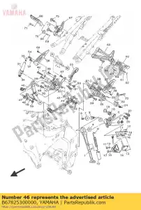 yamaha B67825300000 stop schakelaar - Onderkant