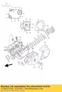 Suzuki 1136027F00 ok?adka, pol. prkt - Dół