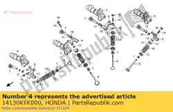 Aqui você pode pedir o componente de eixo de came, ex em Honda , com o número da peça 14130KFK000: