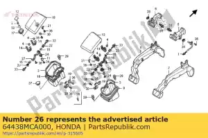 honda 64438MCA000 nenhuma descrição disponível no momento - Lado inferior