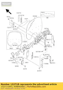 kawasaki 132711093 talerz vn1500-g1 - Dół