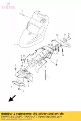 Aquí puede pedir guardabarros delantero lom2 de Yamaha , con el número de pieza 5WWF151100PE:
