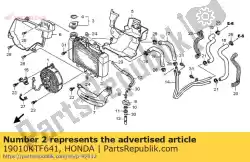 Qui puoi ordinare radiatore comp. Da Honda , con numero parte 19010KTF641: