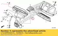 17230MGSD31, Honda, obudowa sub assy., czyste powietrze honda nc  xa integra d dct xd dtc sd s x sa nc700d nc700sa nc700x nc700xa nc700xd nc700s nc750xa 700 750 , Nowy