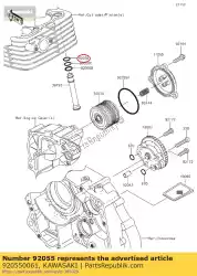 ring-o, 9. 8x1. 9 an130b8f van Kawasaki, met onderdeel nummer 920550061, bestel je hier online: